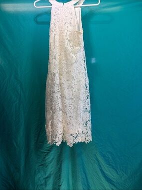 White Lace Halter Dress - Elegant Summer Dress